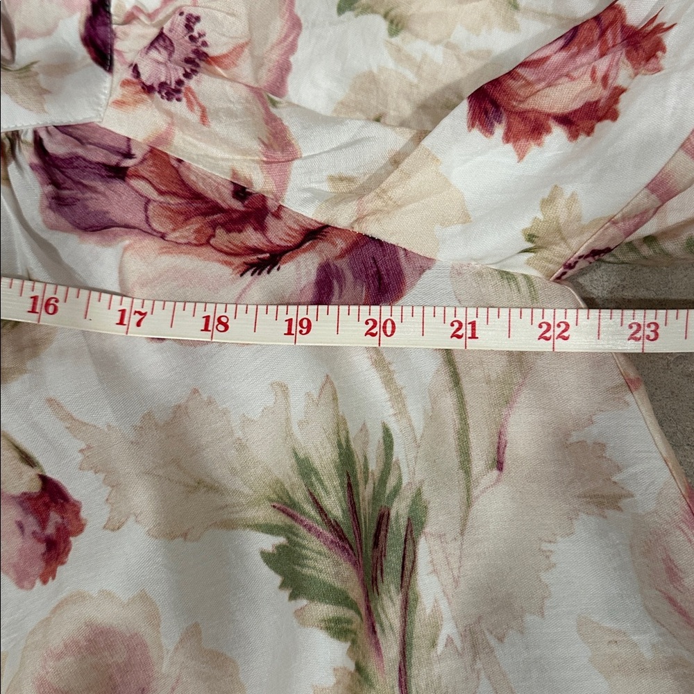 H&M Pink and Cream Floral Dress - Picture 9 of 9